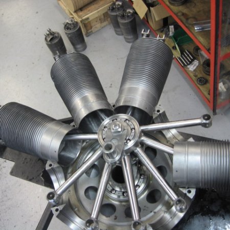 Clerget 9 B Engine Build 16