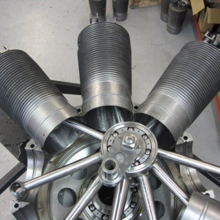 Clerget 9 B Engine Build 17