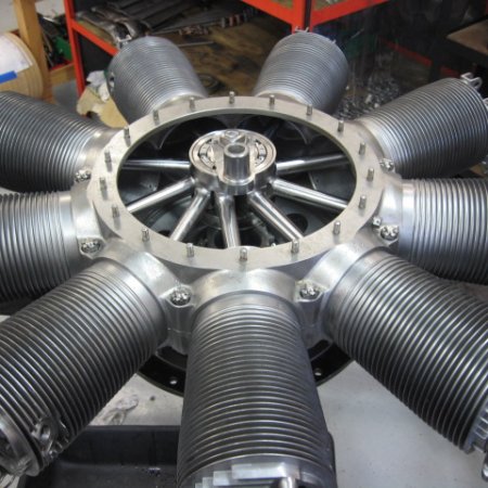 Clerget 9 B Engine Build 23