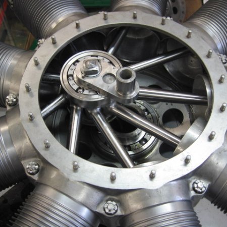 Clerget 9 B Engine Build 24