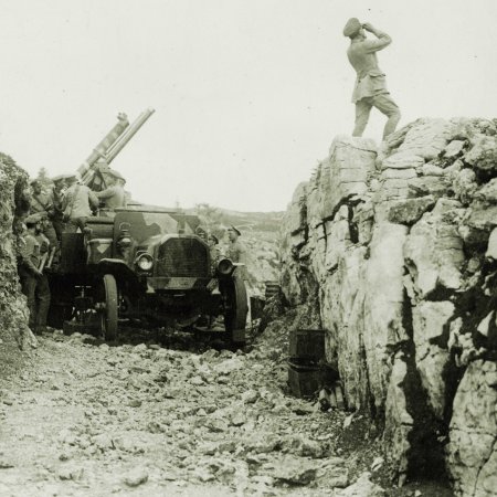 117 Anti Aircraft Gun In Trench