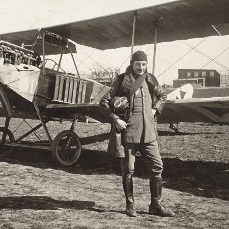 133 Albatros BII With Pilot In Flight Gear