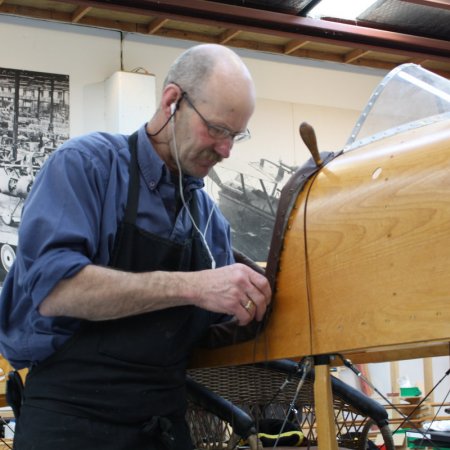 Mikes Works On Cockpit Coaming 1