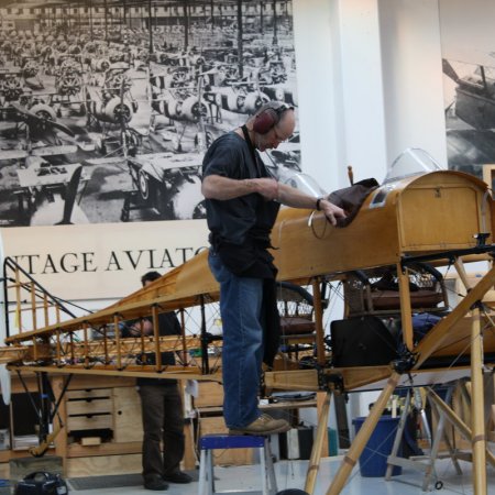 Mikes Works On Cockpit Coaming