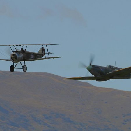 Wanaka 2004 Camel And Spitfire 1