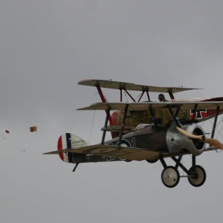 Wanaka 2006 Head On Pass Triplane And Camel