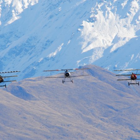 Wanaka 2006 JF Two Triplanes And Nieuport 1