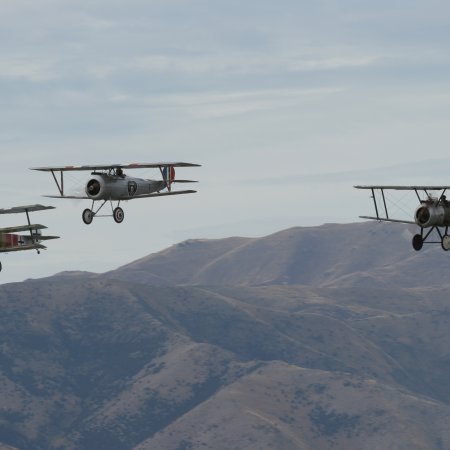 Wanaka 2006 Triplane Nieuport Camel Fly By