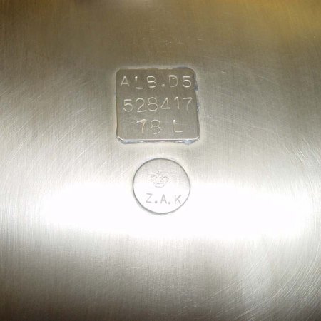Reproduction Factory Tags On Fuel Tank