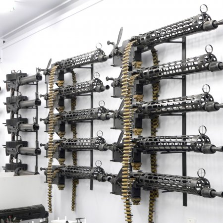 Gun Room LMGs Wall Mounted